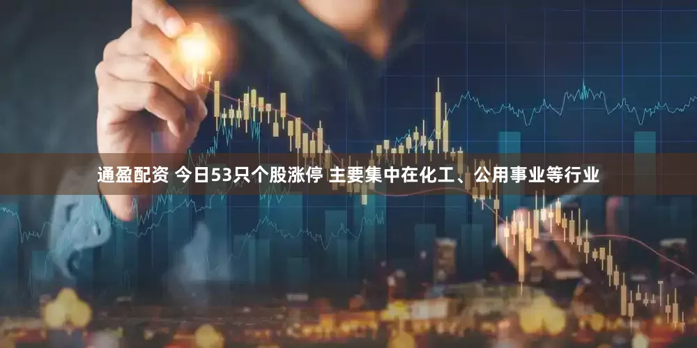 通盈配资 今日53只个股涨停 主要集中在化工、公用事业等行业