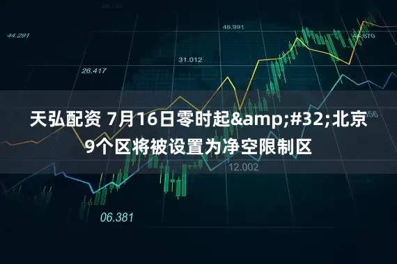 天弘配资 7月16日零时起&#32;北京9个区将被设置为净空限制区