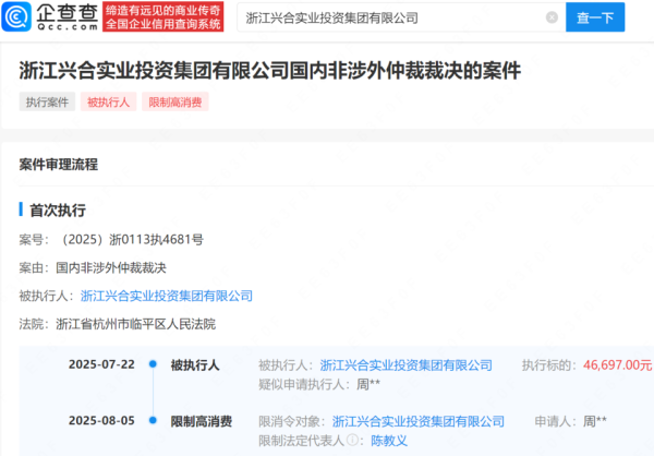 天盈资本配资 杜建英任职公司被限消